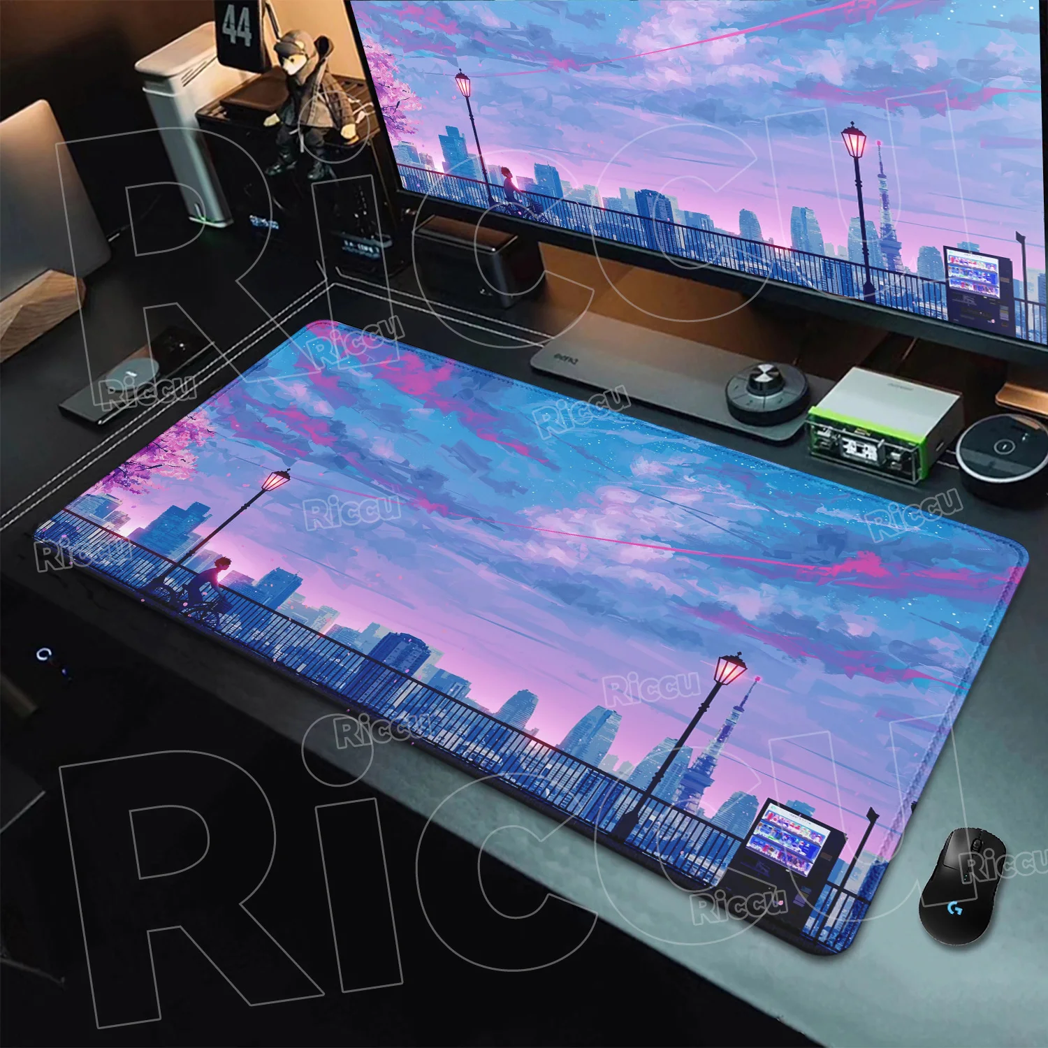 Cute Moon large cool mouse pad laptop non-slip esports office desk mat game player mousepad mini PC desktop accessories