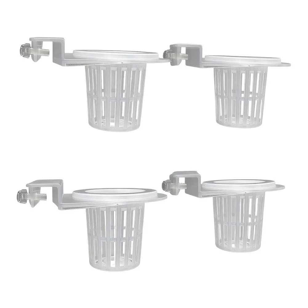 Plastic Aquarium Plant Holder With Hooks For Fish Tank For Aquascape Decoration Floating Raft Basket Water Feature Cultivation