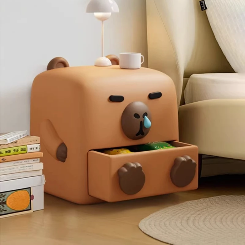 

Kapibara children's room creative floor ornament cute bedroom storage bedside table living room household side table coffee tabl