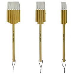 Biaelk-Pinceau d'artiste en poils de chèvre plats, manche en bambou, fournitures d'art, aquarelle, haute qualité, 2660
