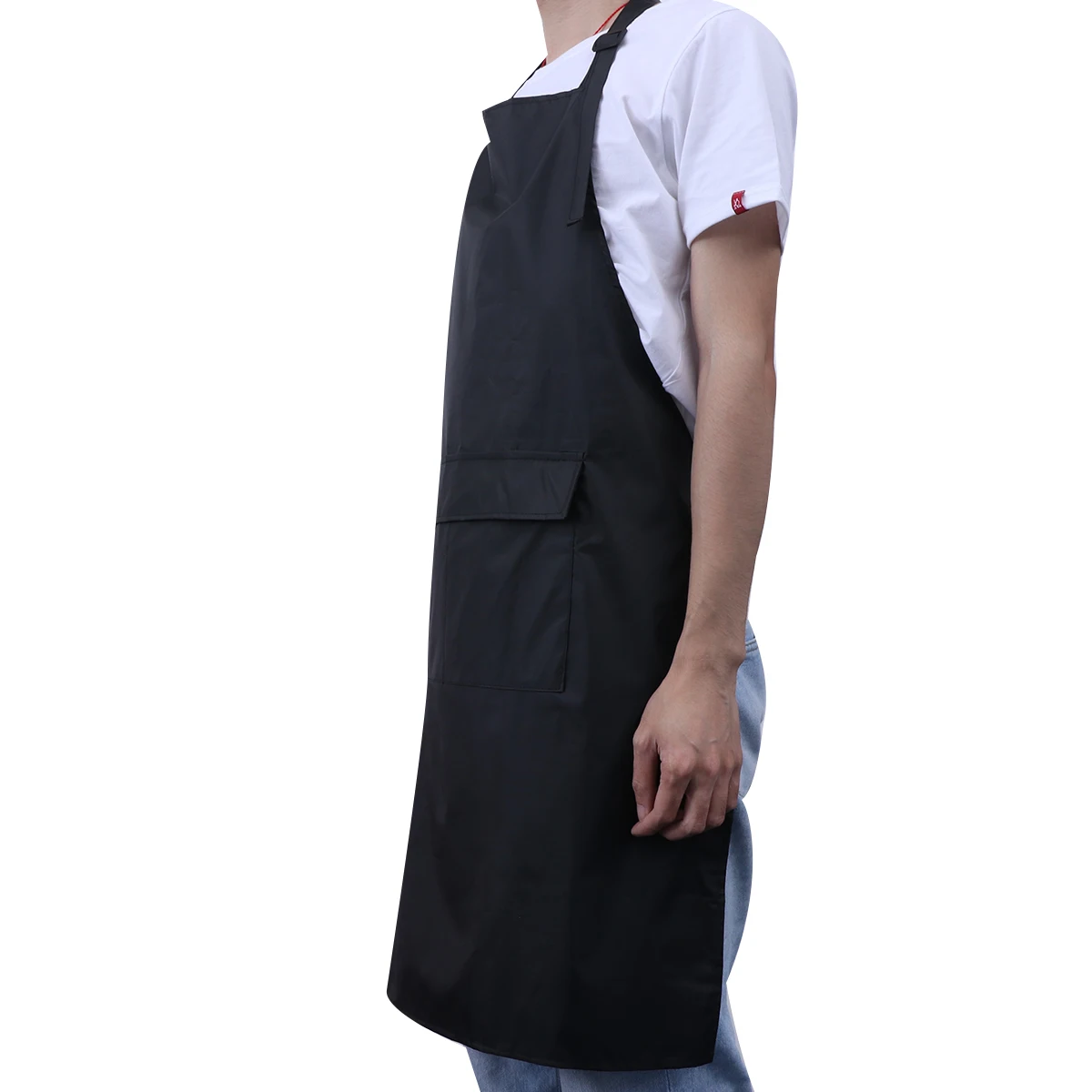 

Waterproof PVC Apron Cooking Long Adjustable Halter Kitchen Aprons for Adults Comfortable