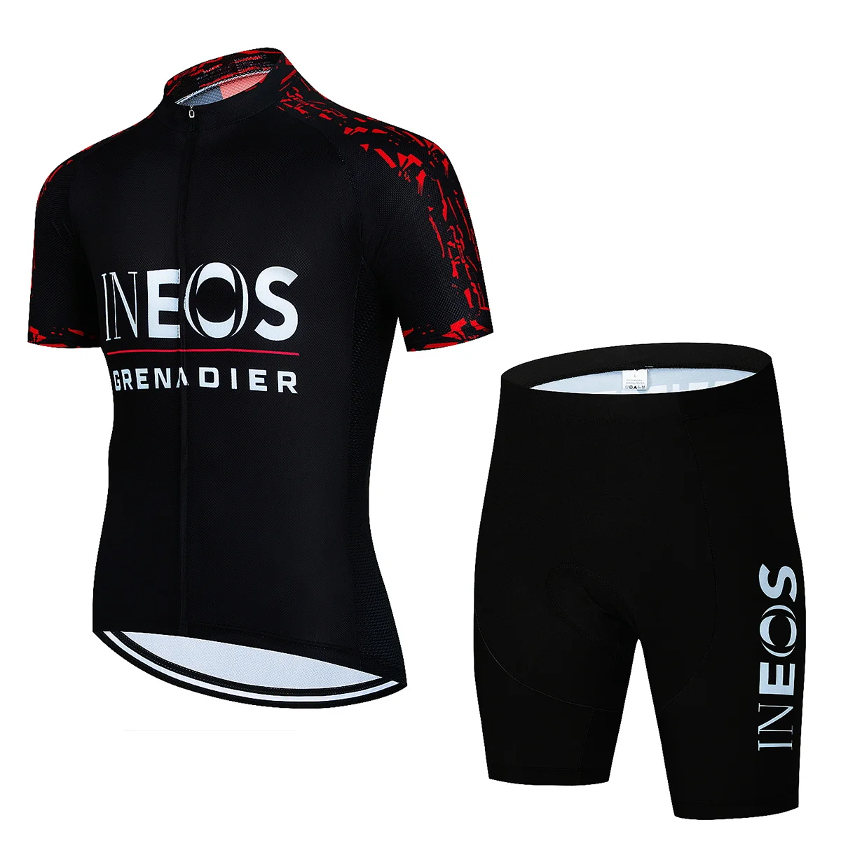 2024 New INEOS Cycling Jersey Set Short Sleeve For Men Anti-uv Bike Cycling Jersey Set Bicycle Pro Team Summer Cycling Clothing