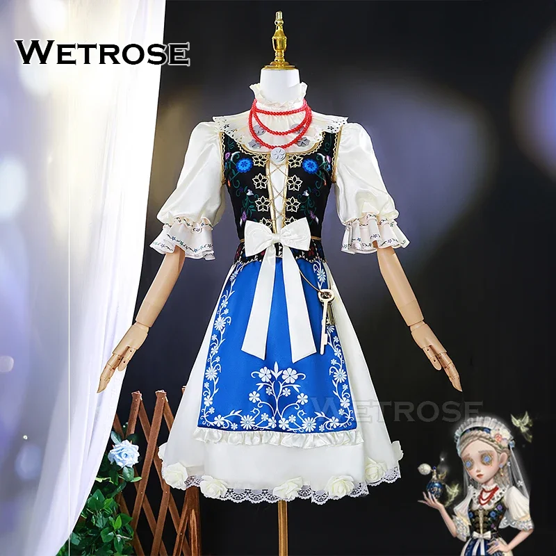 【Wetrose】 Judith the Dove Perfumer Cosplay Costume Identity V Vera Nair Gothic Lolita Dress Full Set Wig Halloween Xmas