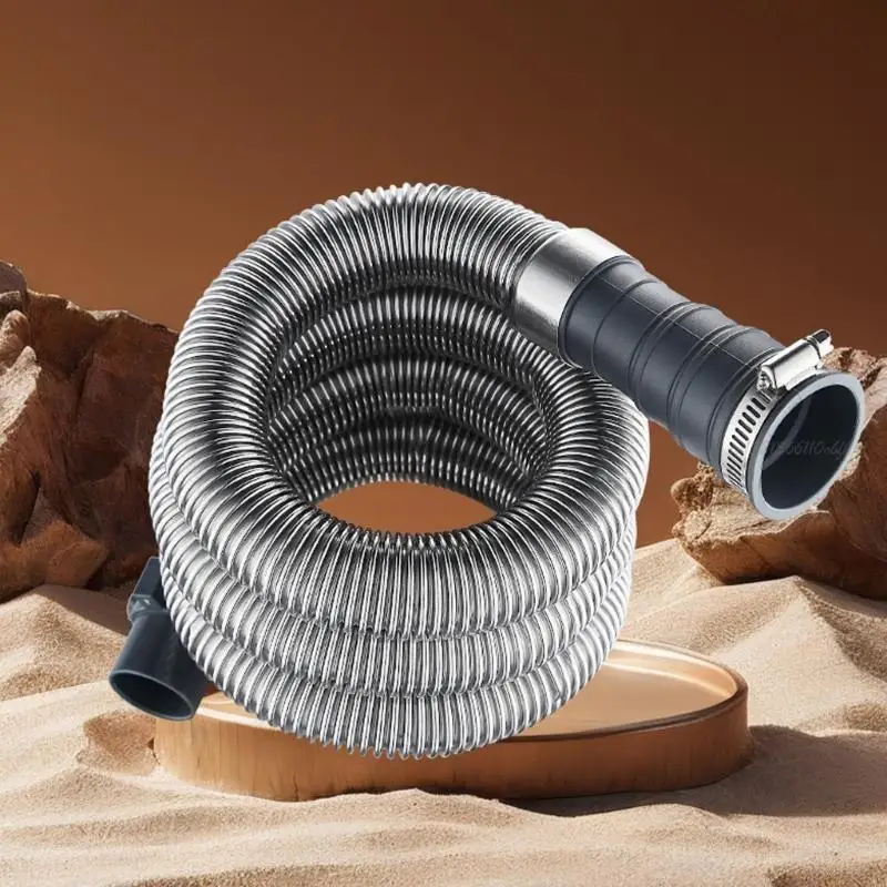 

27RB Stainless Steel Washing Machine Drain Tube Strong Corrosion Resistance Washing Machine Hose Suitable for Various Needs