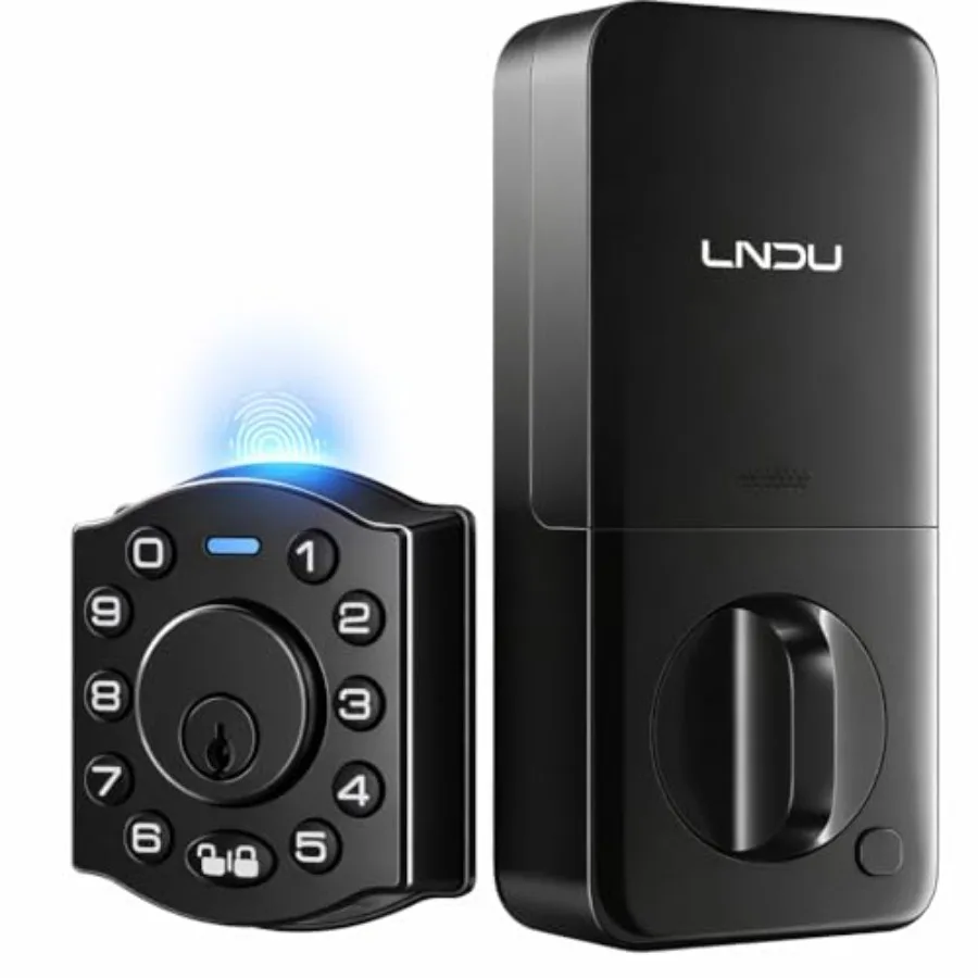 

Smart Keyless Entry Door Lock, Smart Locks for Front Door, Works with Apple Home, Alexa, Google, Siri, Auto Unlock, keypad dead