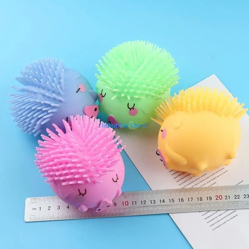 Mini palla decompressione gonfiabile lampeggiante cinghiale per alleviare lo stress 62CF