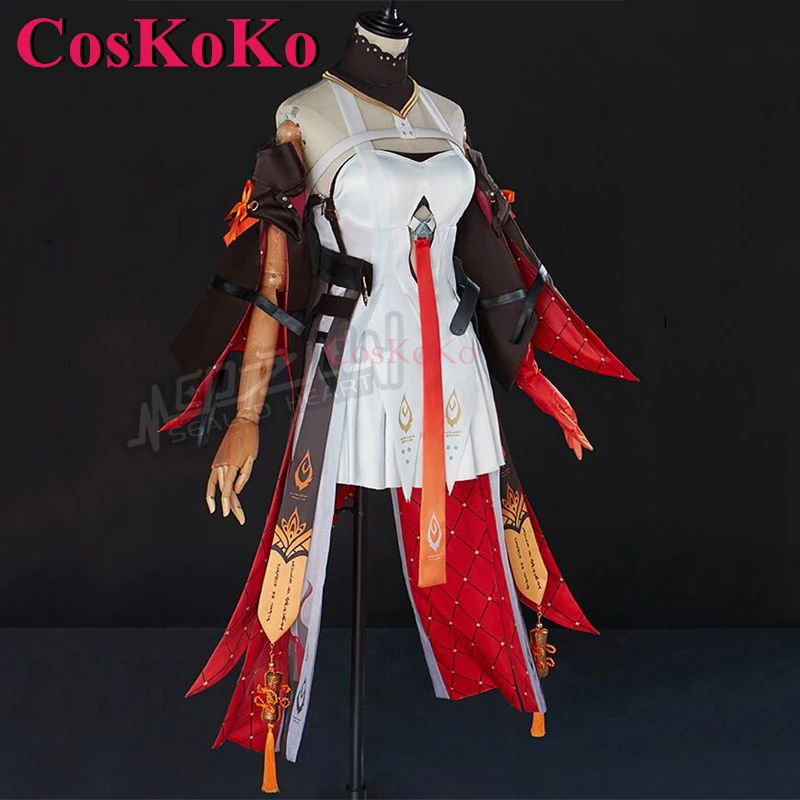 CosKoKo Changli Cosplay Game Wuthering Waves Costume Sweet Lovely Uniform Dress Women Halloween Party Role Play Clothing XS-XL