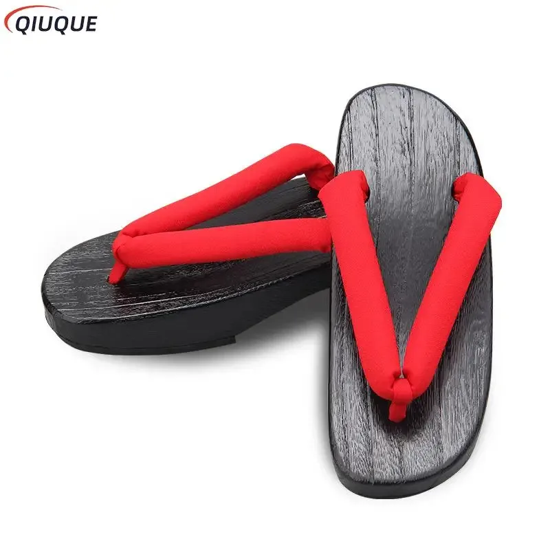 1 par de sandalias Kamado Tanjirou Nezuko Hashibira Inosuke Geta Tomioka Giyuu zuecos Agatsuma Zenitsu chanclas zapatos de Cosplay de Anime