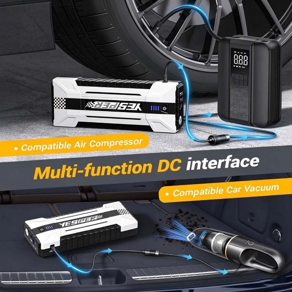 YESPER YJS40 4120A อุปกรณ์สตาร - Jump Starter 12V Diesel บทวิจารณ์และราคา