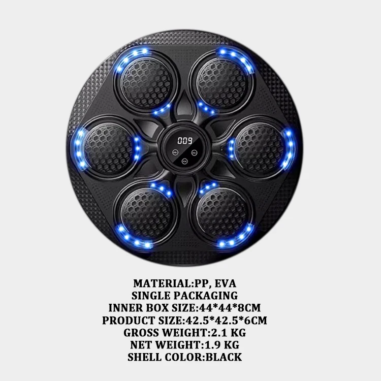 Picture 7: Digital Wall Mount Boxing Target Striking Pad Smart Music Boxing Machine