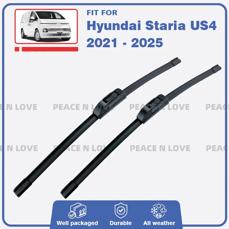 

Передние щетки стеклоочистителя автомобиля для Hyundai Staria US4 2021 2022 2023 2024, ветровое стекло, лобовое стекло, крючок для чистки автомобильных аксессуаров