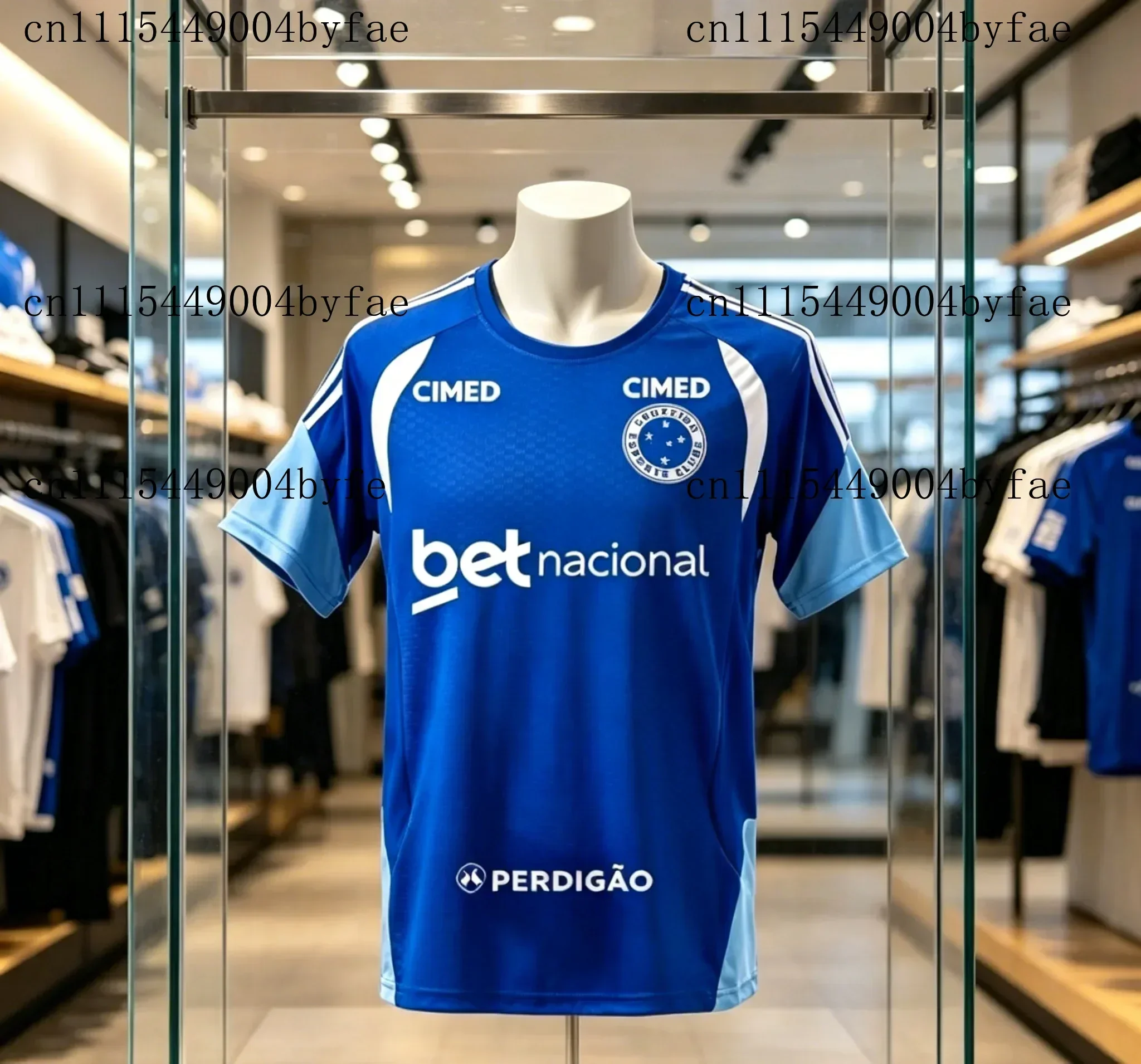 Camisa de Futebol Cruzeiro 2026 Novo Modelo - Camiseta Unissex Y2K - Roupa Esportiva Respirável para Pais e Filhos
