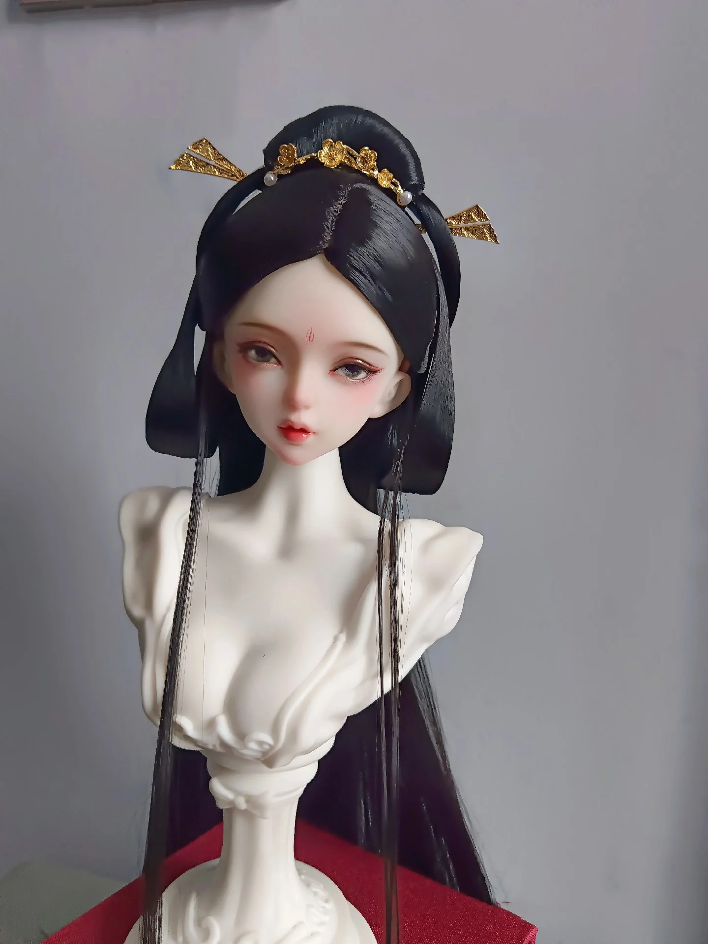 1/6 1/4 1/3 BJD Doll Wigs Ancient Costume Hanfu Vintage Style Long Hair Fairy Wig For YOSD MSD SD13 SSDF Uncle Accessories A1992