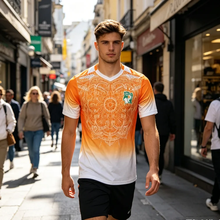 2026 Men Ivory Coast Soccer Jersey Pattern Elephant Crest Football Shirt Fan Jersey Game Day Streetwear Family Kids Tees