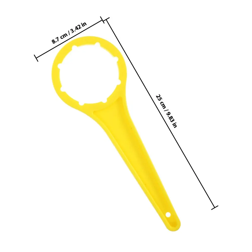 2Pcs Plastic Bucket Opener Wrench Pail Bucket Cap Screwer Drum Bung Remover Heavy Duty Paint Oil Barrel Opener for Workshop Home
