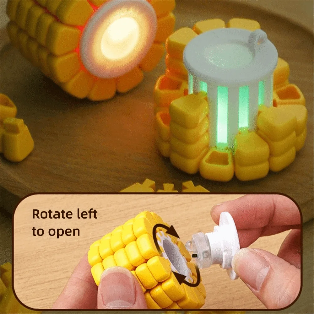 Puzzle 3D Świecące Światłem, Zabawka Antystresowa, Wielofunkcyjna Kostka Magiczna DIY, Puzzle do Składania dla Dorosłych