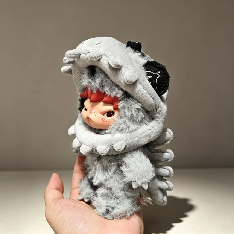 【Baby clothes only】Dinosaur skeleton head cover suitable for Dimoo Xiaowenyixing Renkexia Laibubu 15 cm dolls doll accessories
