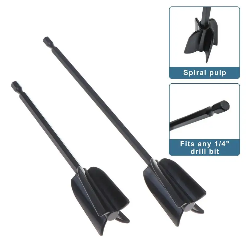 ❤️​​6Pcs Epoxy Mixing Sticks Drill Paint Stirring Rod For Resin Latex Oil Paint Multifunction Putty Mixer Attachment