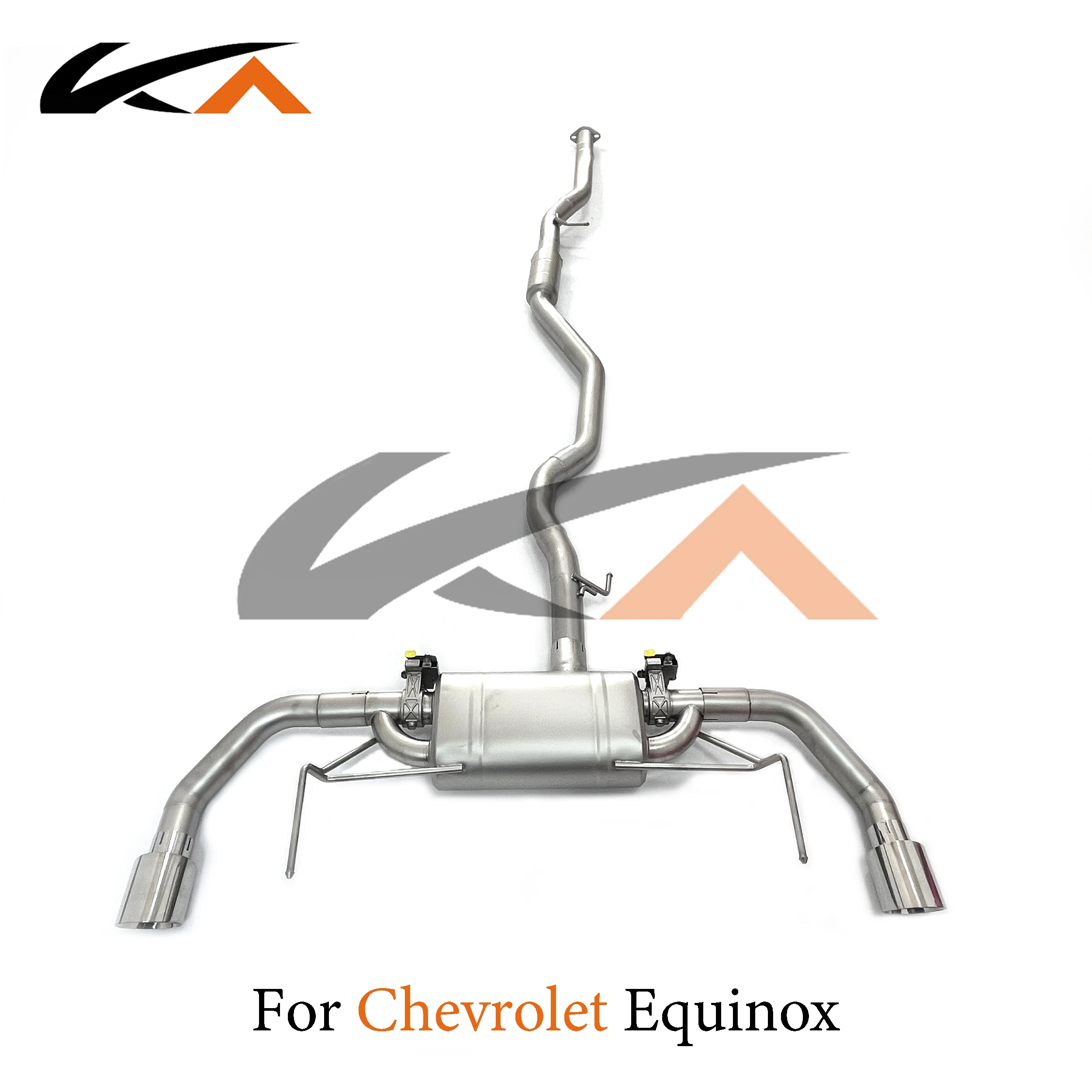 KA Tuning exhaust system stainless catback for Chevrolet Equinox 2.0T rear section performance parts muffler valve