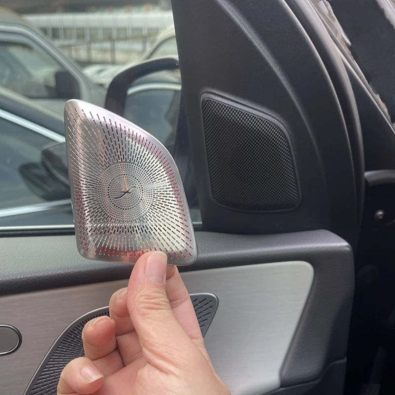 For Mercedes-Benz W167 GLE X167 GLS C167 GLE Coupe  modified A-pillar tweeter decorative cover 2020-2025 view 5