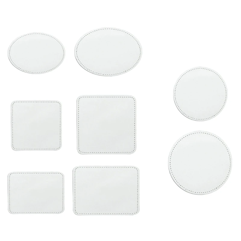 10 stuks blanco lederen hoedpatches blanco sublimatiepatches voor hoedenkleding nieuw