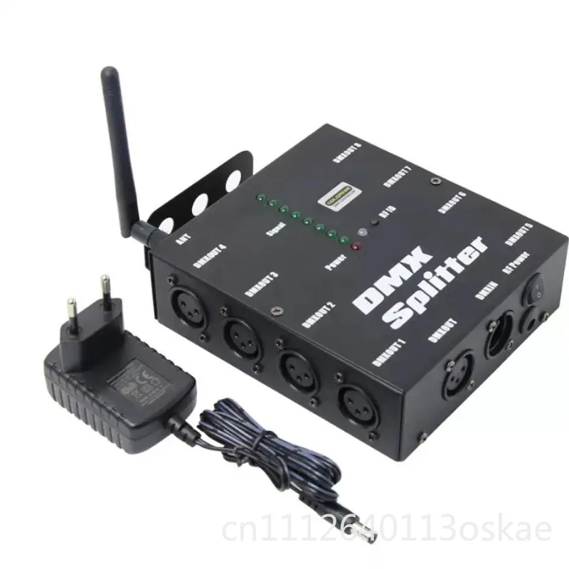With LCD screen display, wireless DMX512 transmitter and receiver, all-in-one controller, stage lighting receiver