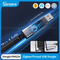 SONOFF Dongle-PMG24 Zigbee/Thread USB Dongle EFR32MG24 Chip 4.5dBi High-Gain Antenna Compatible with Home Assistant/Zigbee2MQTT