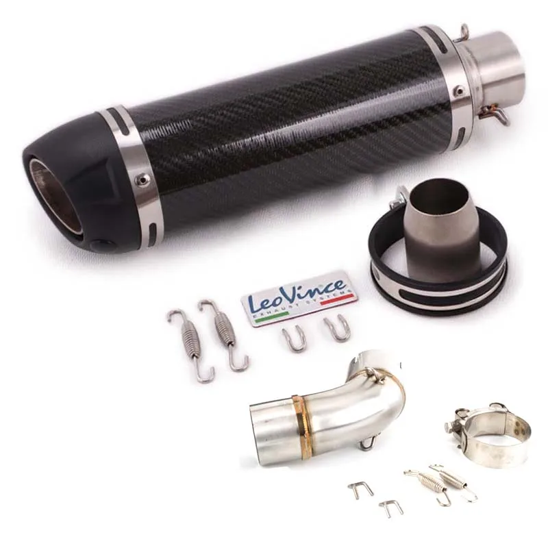 

Motorcycle Full System Exhaust Muffler Esape Middle Link Contact Pipe Slip On For Honda CB1000R CB 1000R 2008-2016 DB killer
