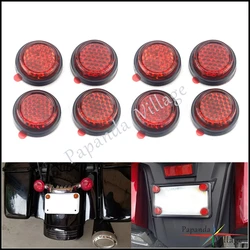 Universal Safety Reflector Motorcycle License Plate Reflector For Harley Honda Yamaha Suzuki BMW Kawasaki BMW Dirt Bike Cruiser