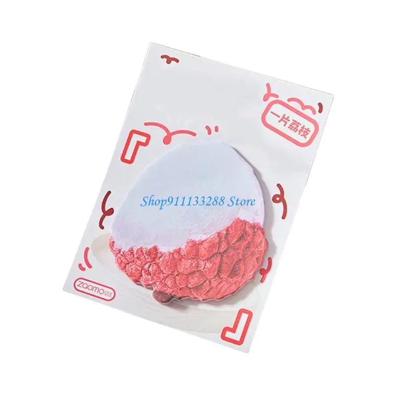 G88d 30 시트 Stickier Note Lovely Fruit Series Memos Pad School Office Supplies