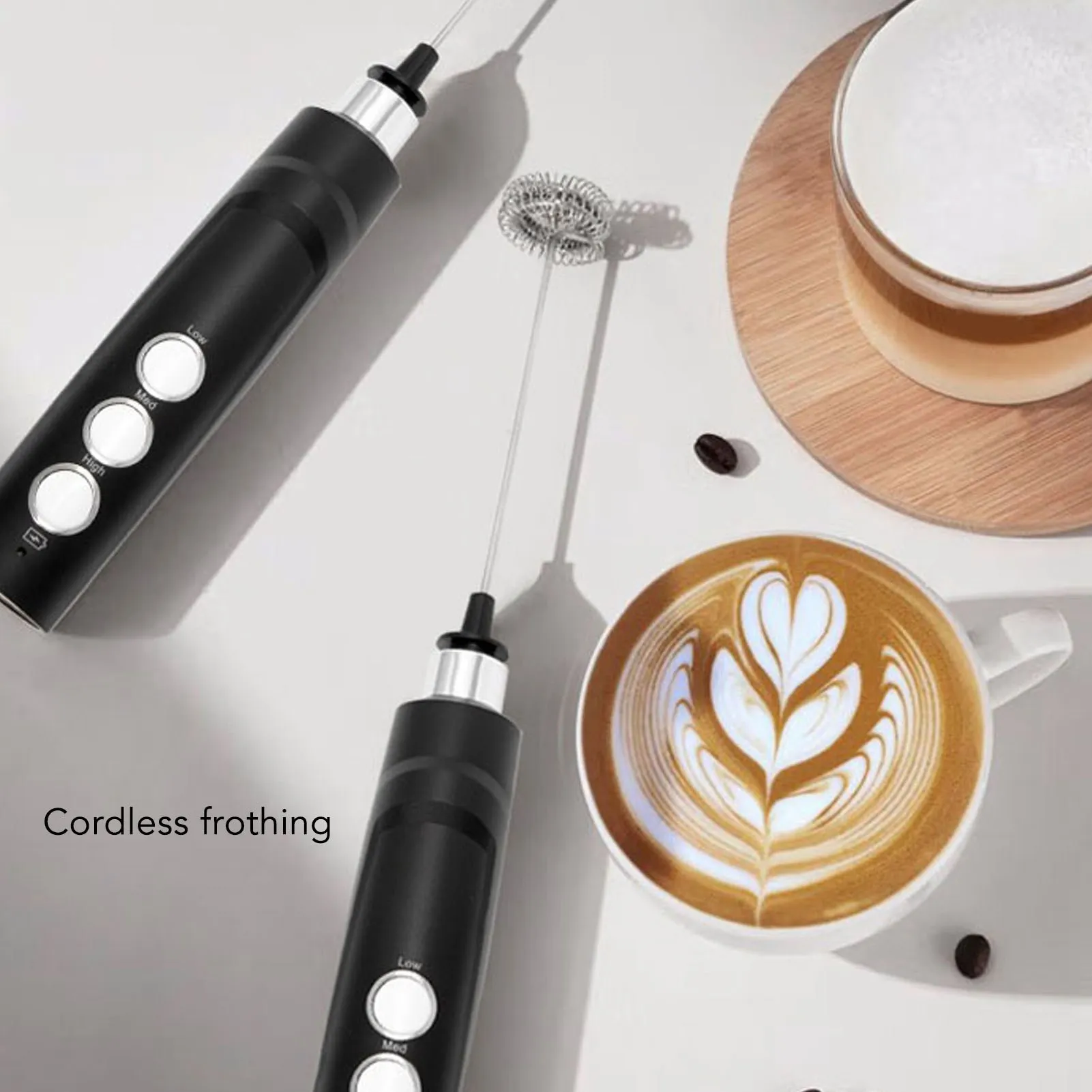 Agitador de copo elétrico recarregável portátil mini fabricante de espuma para café ovo chocolate quente
