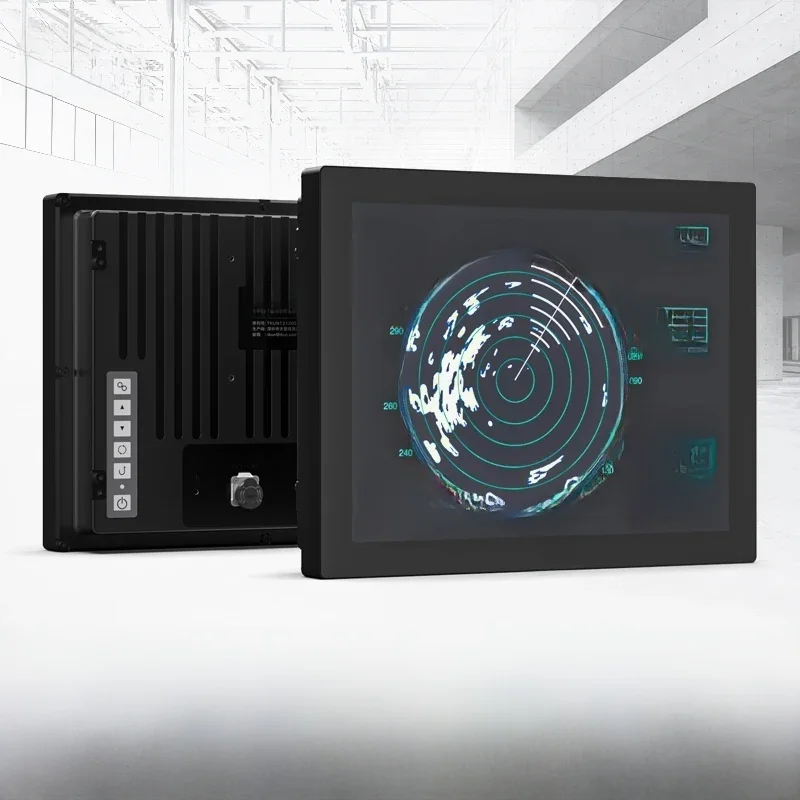 Marine vessel display equipment P121XGA-A AG+ bonded technology screen with anti-electromagnetic interference capabilities.
