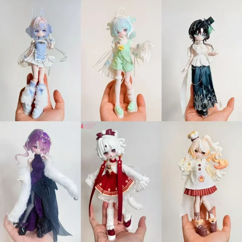 

Оригинальная коллекционная фигурка Come4free Minty V3 Lucky Little Sign Spirit Series, слепая коробка, милая кукла 1/8 BJD, фигурка-сюрприз, подарок на праздник