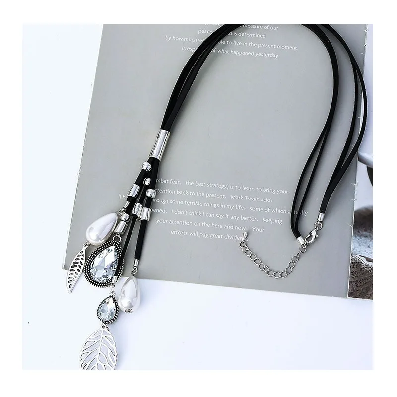 

For The New Korean Version of Pearl Long Necklace Sweater Chain Jewelry Necklace Women's Simple Style Jewelry