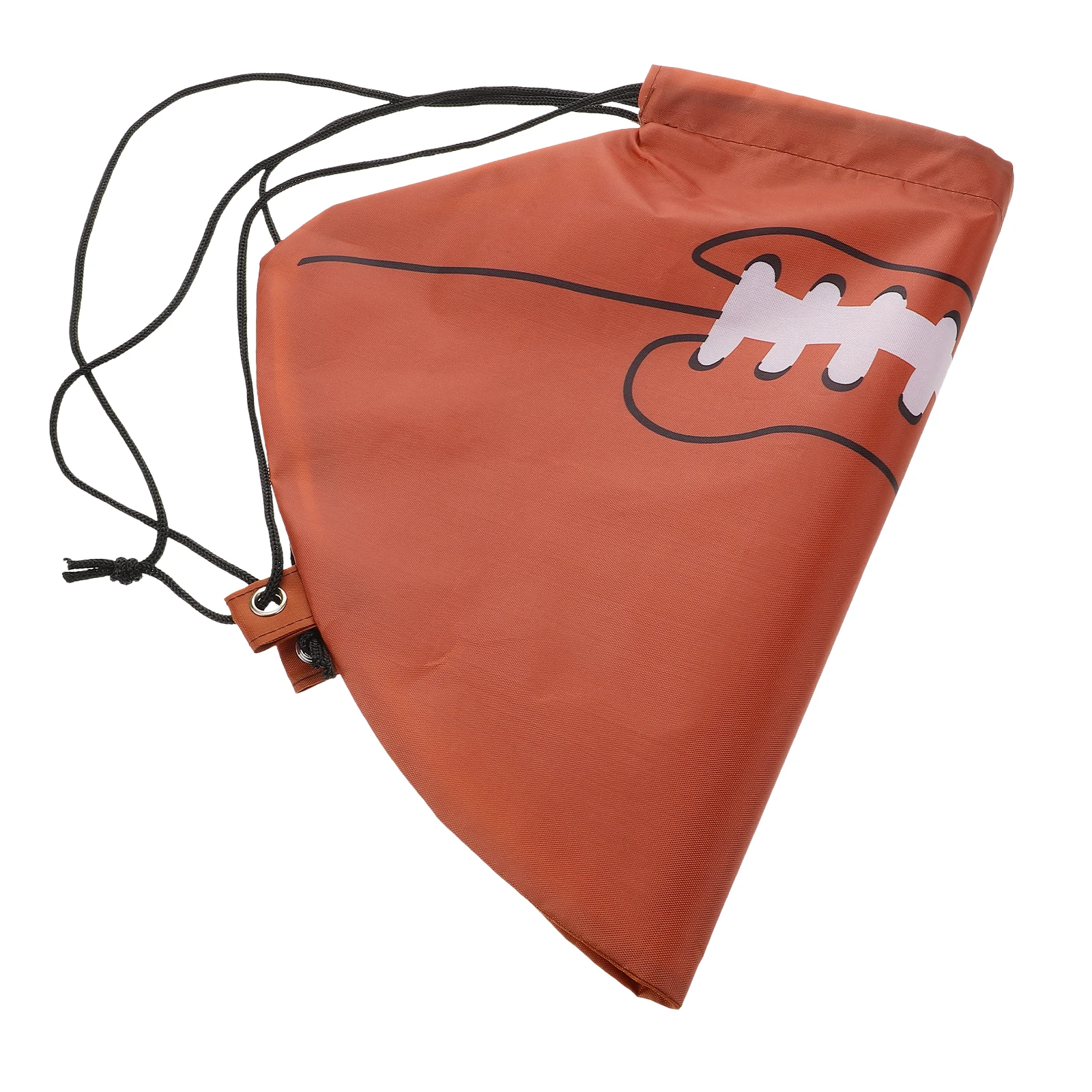 

Waterproof Backpack Drawstring American Football Bag Brown Polyester Basketball Backpacks