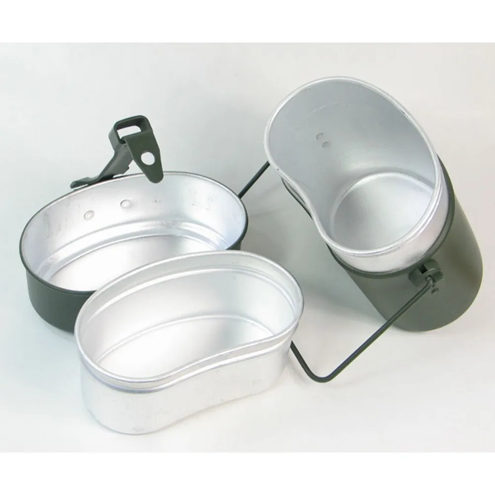 

Набор из 3 алюминиевых походных контейнеров: портативные ланч-боксы для активного отдыха, походов, пикников, хранения еды, легкие металлические бенто-боксы