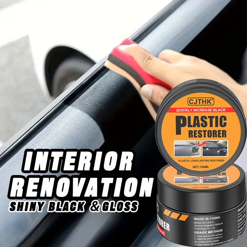 Auto-Kunststoff-Restaurator, zurück zu schwarz, glänzend, Auto-Innenraum, Leder und Panel-Erneuerung, Wachs-Beschichtungsmittel, Auto-Politur und Reparatur-Beschichtung – Detail 6