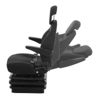 Deluxe universal heavy duty suspension freightliner truck seat