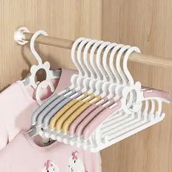 Slim Hangers for Baby Closet Space-saving Newborn Hanger Thin Non-slip Children Clothes Hangers Space-saving Pant for Newborns