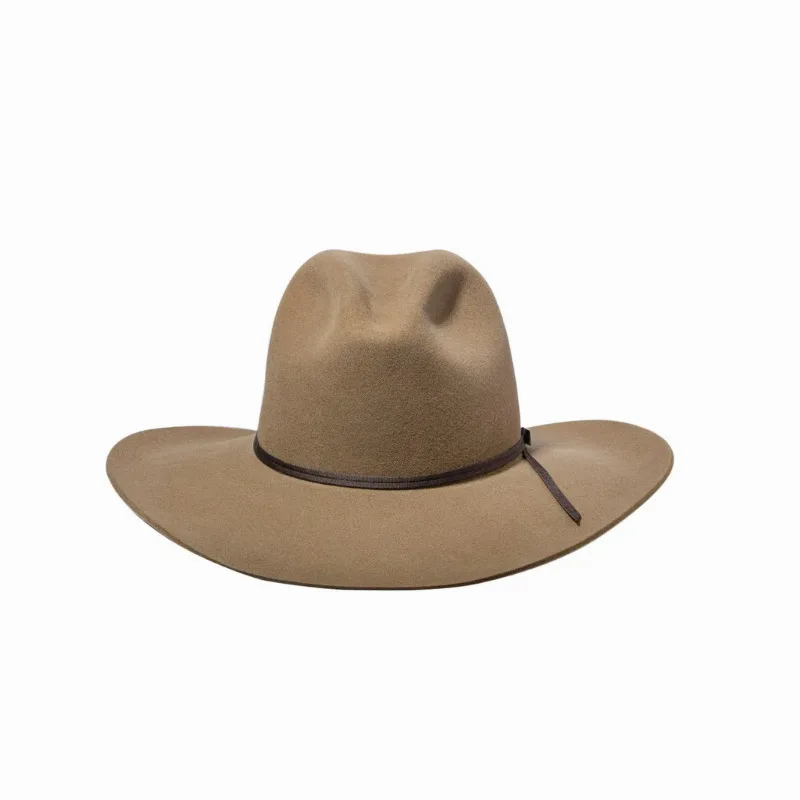 European and American Fashion Fine Woven Ribbon Decorated Pure Wool Hat Versatile Wool Felt Hat