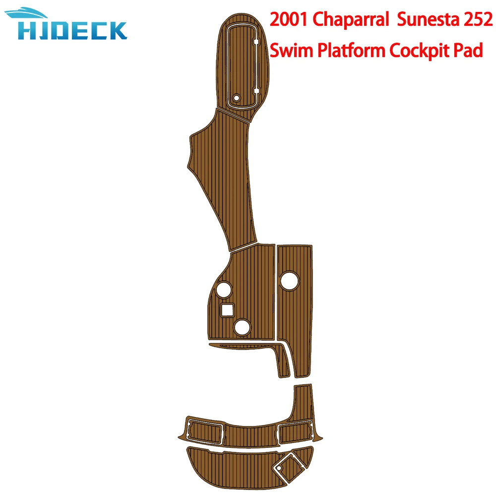 

2001 Chaparral Sunesta 252 Traction Mat Foot Pad Self Adhesive Sport Cockpit Swimming platform Cockpit Pad Customizable