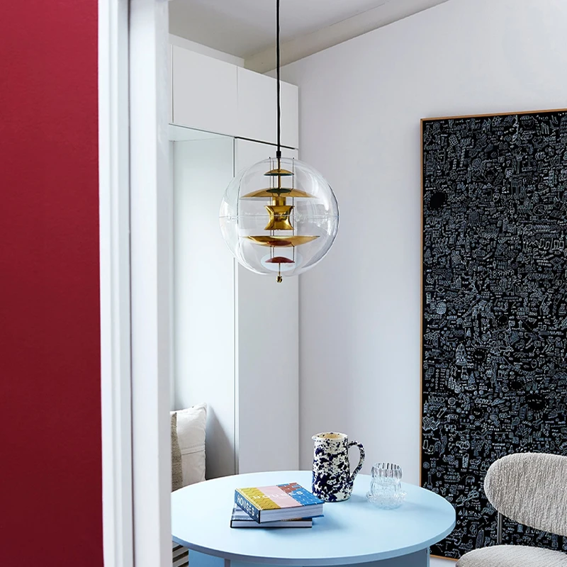 

Caren Lighting Bubble Glass Pendant Chandelier Modern Cozy Chic Soft Glow Unique Contemporary Pendant Light Stylish Elegant