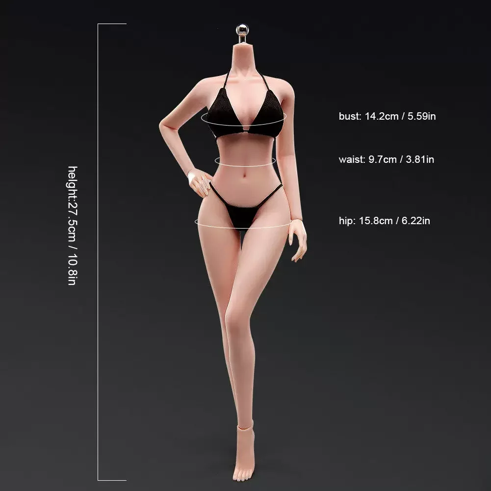In Voorraad 1/6 Schaal Super Flexibele Vrouwelijke Naadloze Lichaam T302/303/305/306/AB001/T307 voor 12 ''Soldaat Action Figure Poppen Decor