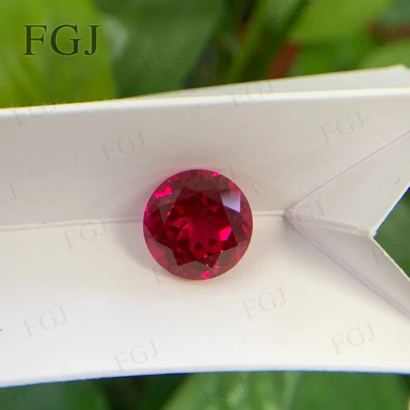 

Top Quality Lab Grown Ruby Pigeon Blood Red Loose Gemstones Beads AGL Certificate Sparkling for Jewelry Rings Necklace Design