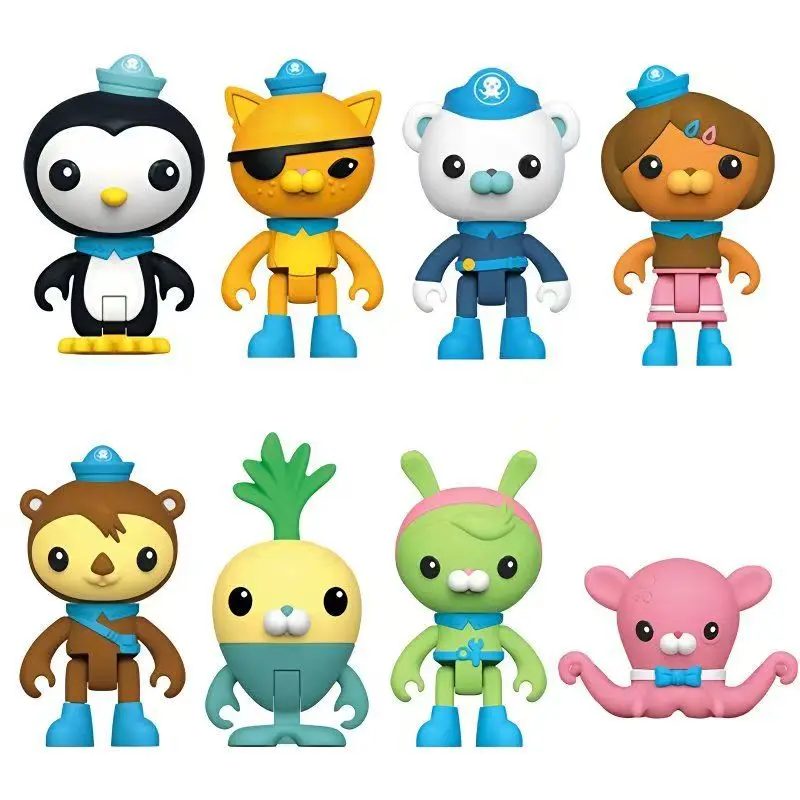 

8pcs Original Octonauts Figures Captain Barnacles Dashi Kwazii Shellington Peso Action Figure TV Toys Children Best Gift