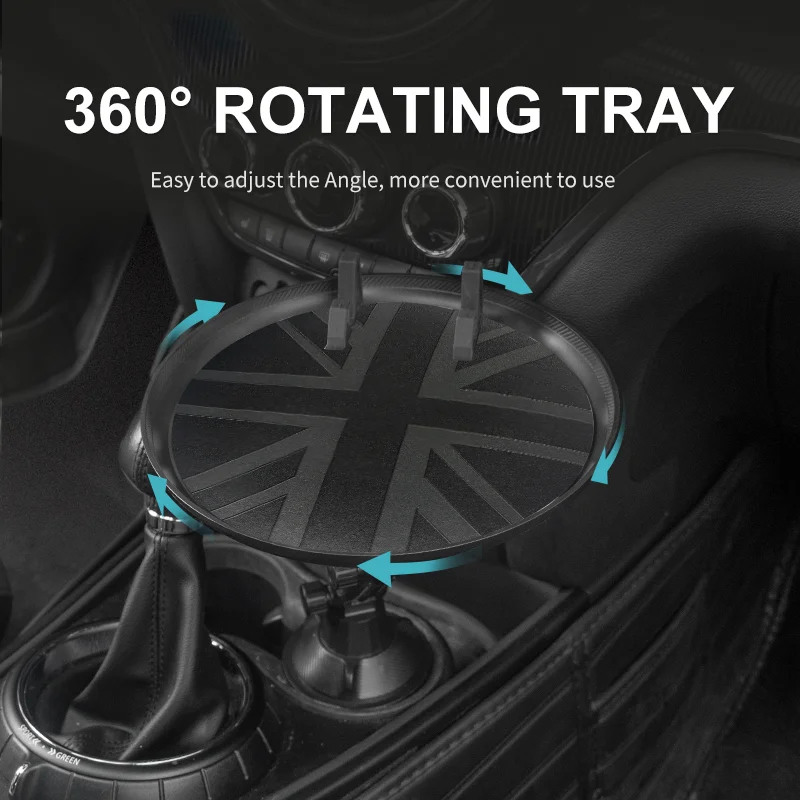 Car Seat Cup Holder Snack Tray Drink Hold For Mini Cooper F65 F66 F56 F60 F55 R56 R60 U25 Countryman Adjustable Multifunctional