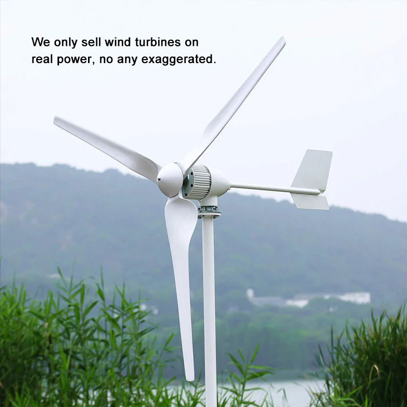 2000W Horizontal Axis Wind Turbine From China Manufacturer CE Certified for Roof Installation Wind Generators