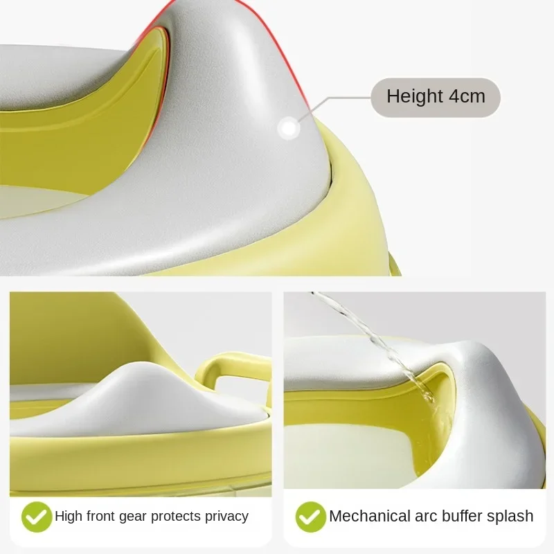 مقعد مرحاض متعدد الوظائف للأطفال ، قعادة أطفال بتصميم مانع للإنزلاق ، أطفال ذكور وإناث ، حوض مرحاض ، مقاعد تدريب على النونية