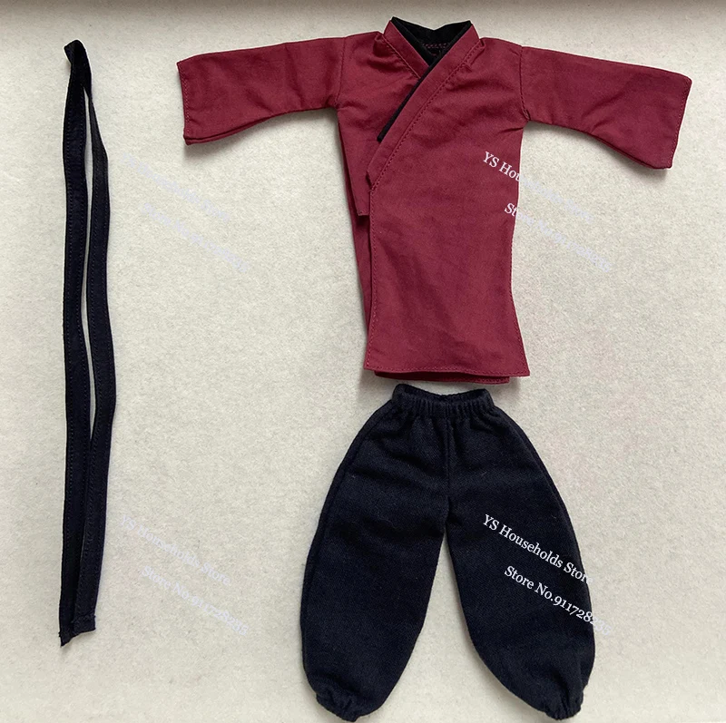 1/12 中国古代スタイルロングローブブルマ服セットおもちゃアクセサリー 6 "ローマンキー Notaman アクションフィギュアボディ装飾用