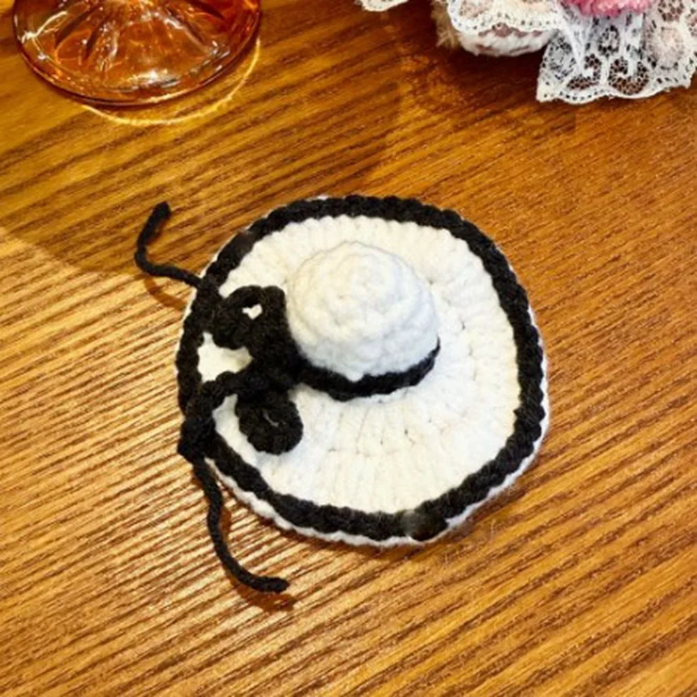 Fashion Animal Doll Knitted Hat Casual Wear Candy Color Doll Hats Mini Cute DIY Knitted Skirt Accessories